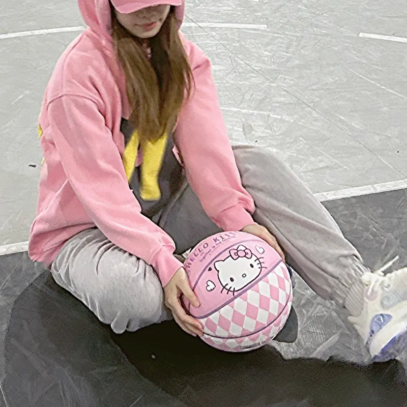 MESUCA PU Basketball Pink Size 7 Training Unisex-5