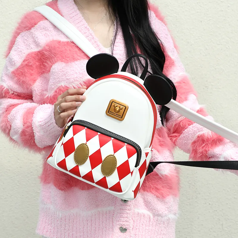Disney PU Backpack Regular Women's 3D Mickey Mouse-2