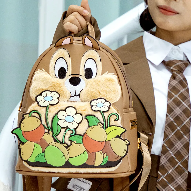 Disney PU Backpack Regular Women's Brown-1