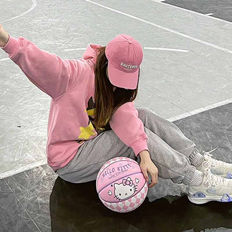 MESUCA PU Basketball Pink Size 7 Training Unisex-4