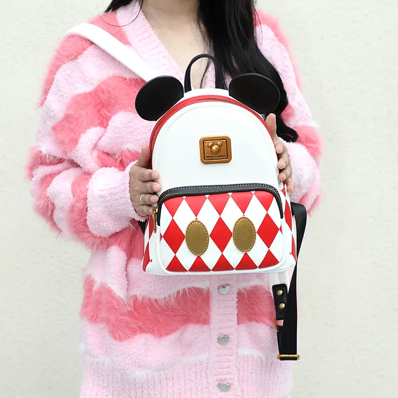 Disney PU Backpack Regular Women's 3D Mickey Mouse-3