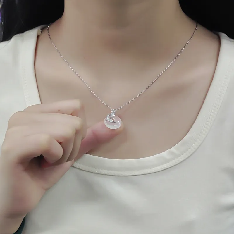 SUCH NICE Chalcedony Necklaces Women's-2