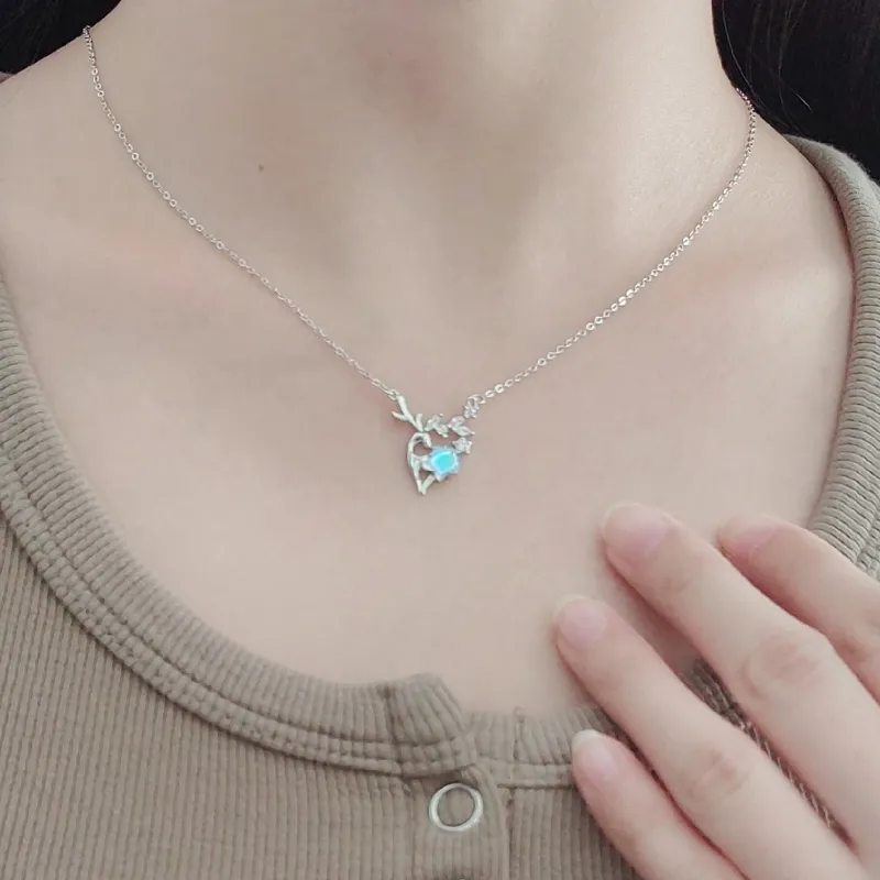 SUCH NICE S925 Silver Necklaces Women's-2
