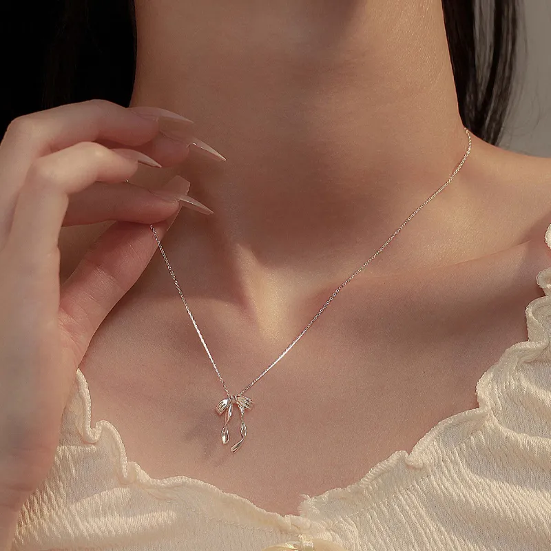 SUCH NICE S999 Fine Silver Necklaces Women's-1