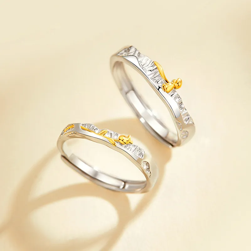 SUCH NICE S999 Fine Silver Rings Unisex-2