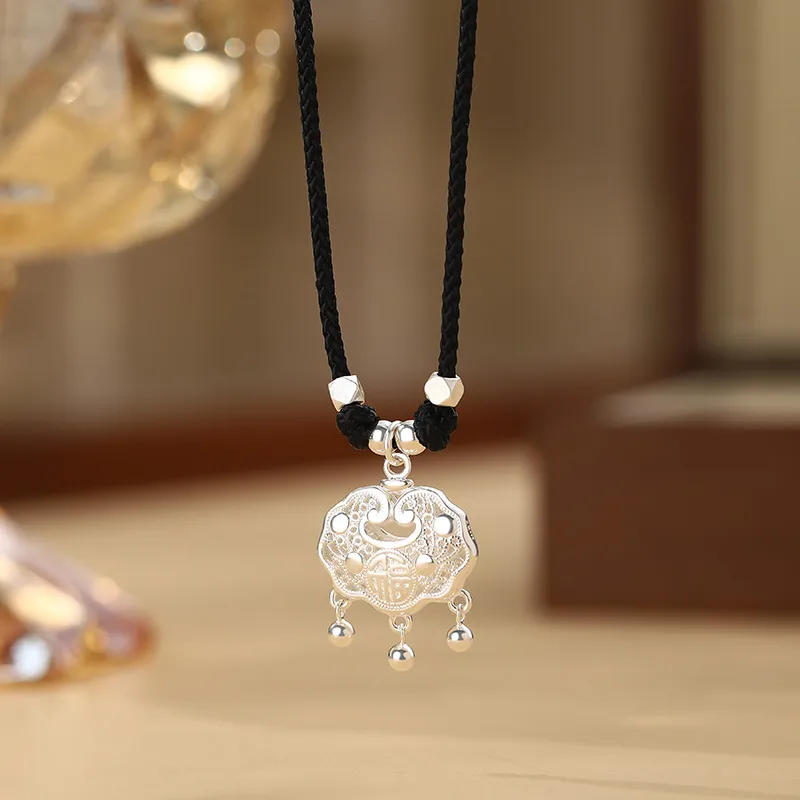 SUCH NICE S999 Fine Silver Necklaces Women's-1