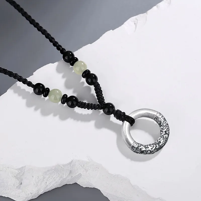 SUCH NICE S999 Fine Silver Necklaces Men's-3
