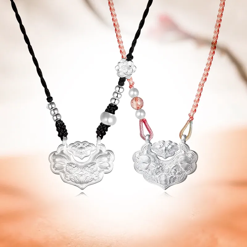 SUCH NICE S999 Fine Silver Necklaces Women's-1