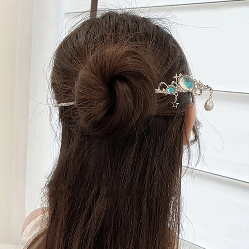 SUCH NICE Hairpins Women's Silver-1