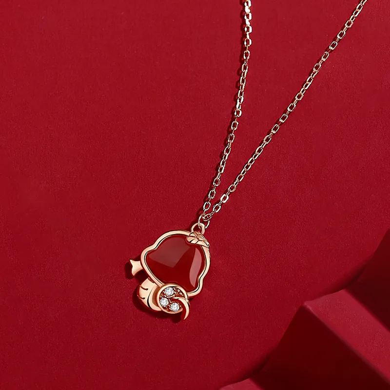 SUCH NICE S925 Silver Necklaces Women's-3
