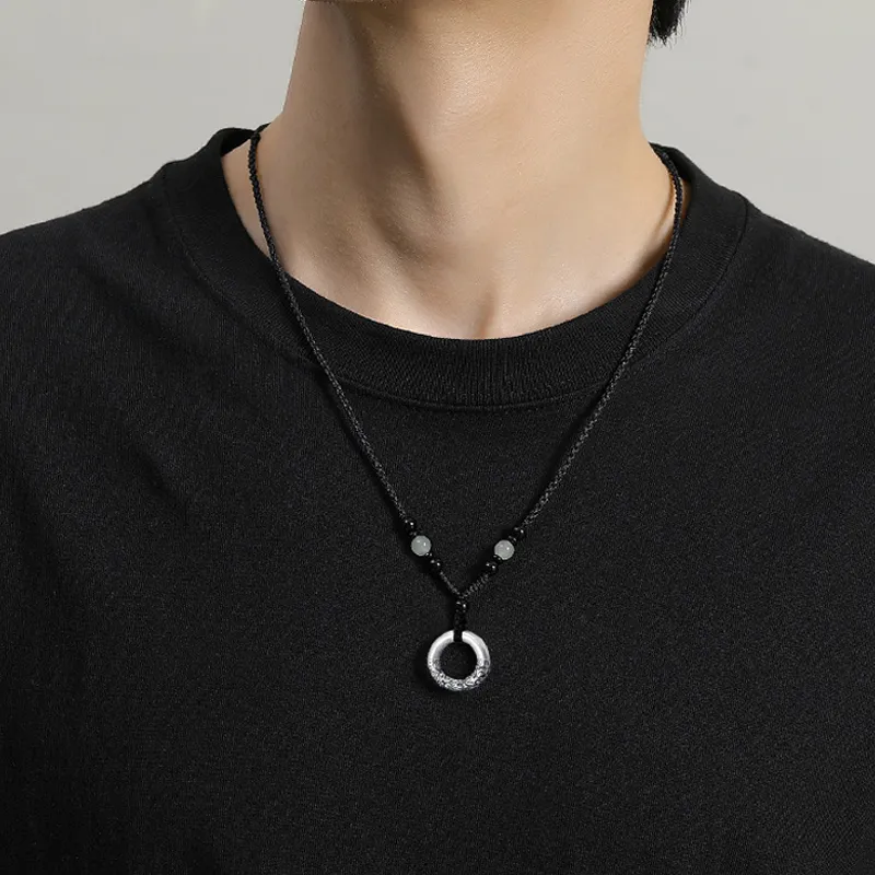 SUCH NICE S999 Fine Silver Necklaces Men's-2