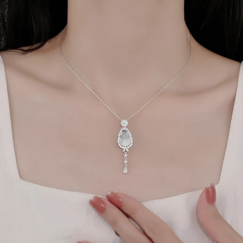SUCH NICE Chalcedony Necklaces Women's-2
