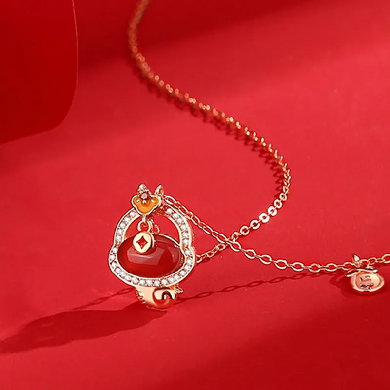 SUCH NICE S925 Silver Necklaces Women's-4