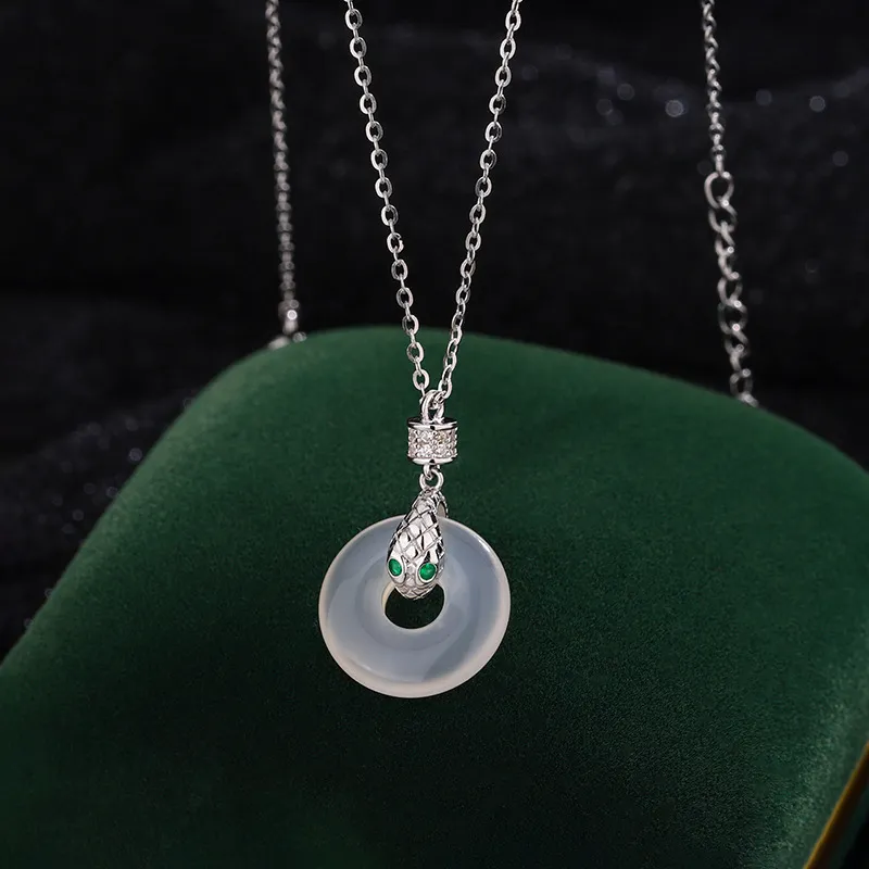 SUCH NICE Chalcedony Necklaces Women's-3