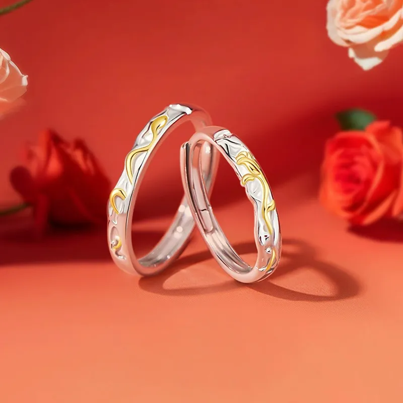 SUCH NICE S999 Fine Silver Rings Unisex-1