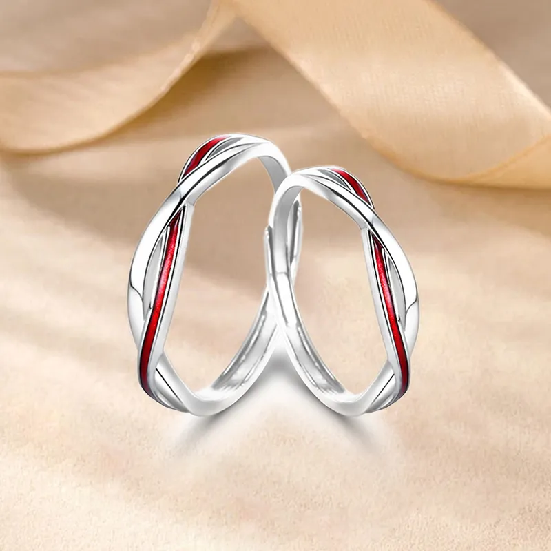 SUCH NICE S999 Fine Silver Rings Unisex-4