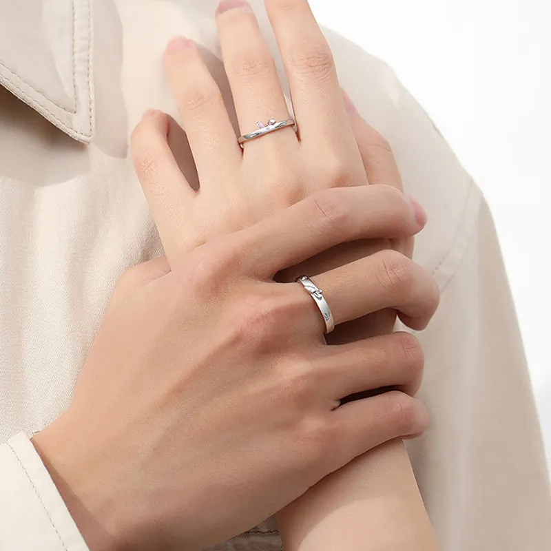 SUCH NICE S999 Fine Silver Rings Unisex-4