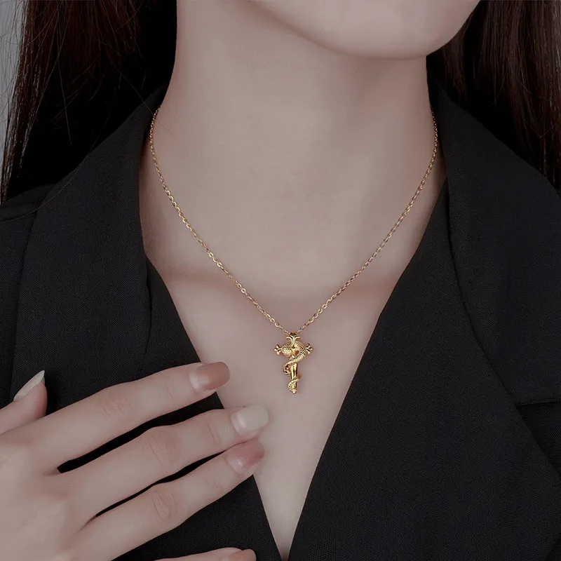 SUCH NICE S999 Fine Silver Necklaces Women's-3