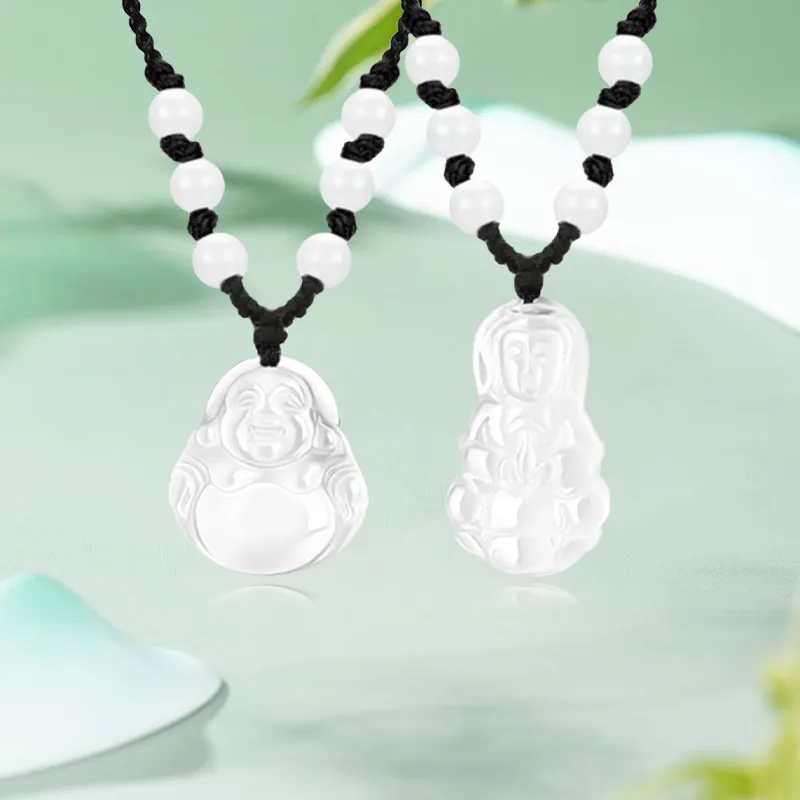 SUCH NICE Chalcedony Necklaces Unisex-3
