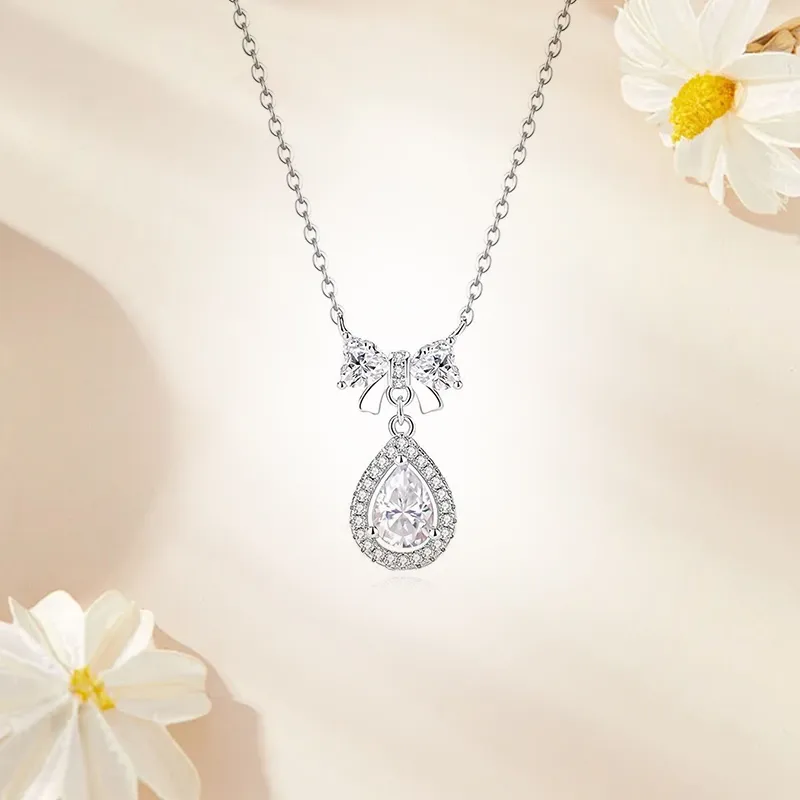 SUCH NICE S925 Silver Necklaces Women's-4