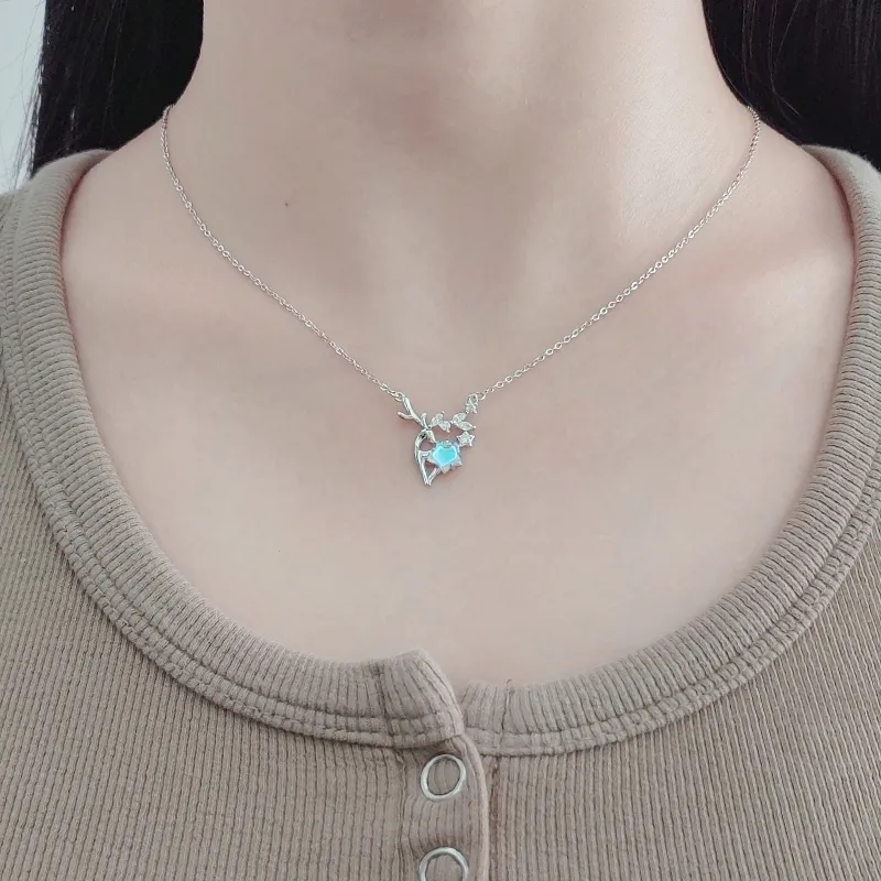 SUCH NICE S925 Silver Necklaces Women's-1