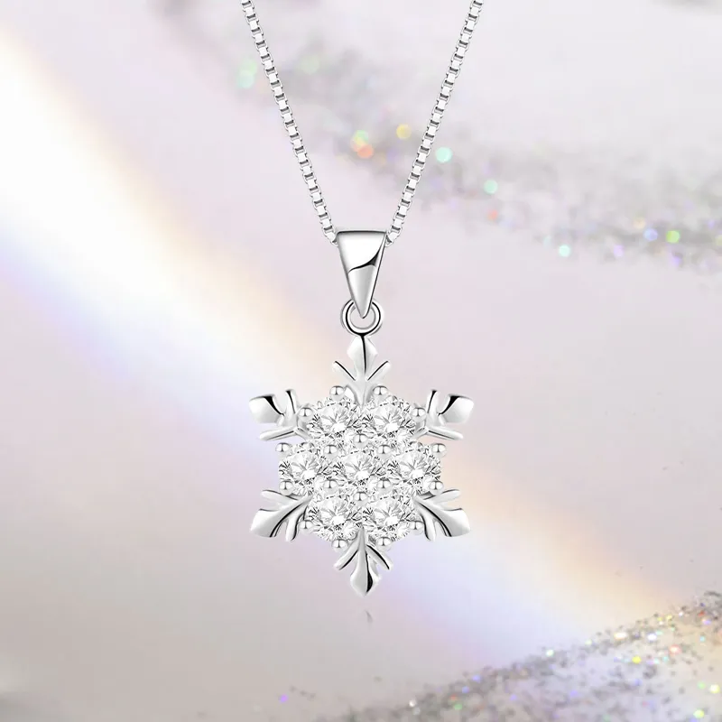 SUCH NICE S925 Silver Necklaces Women's-4