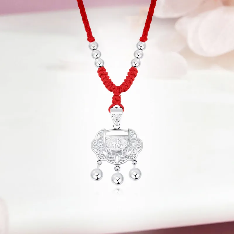 SUCH NICE S999 Fine Silver Necklaces Unisex-5