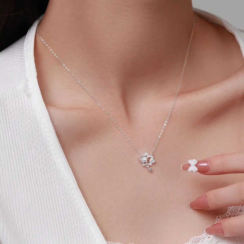 SUCH NICE S999 Fine Silver Necklaces Women's-3