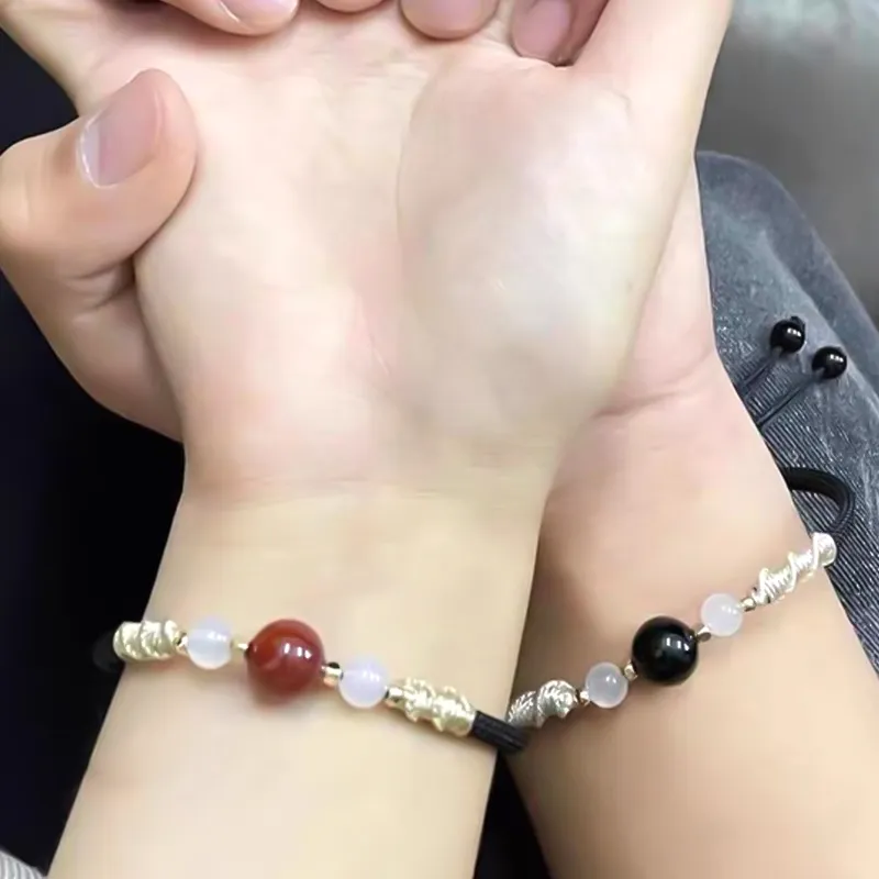 SUCH NICE Agate Jade Bracelets Unisex-4