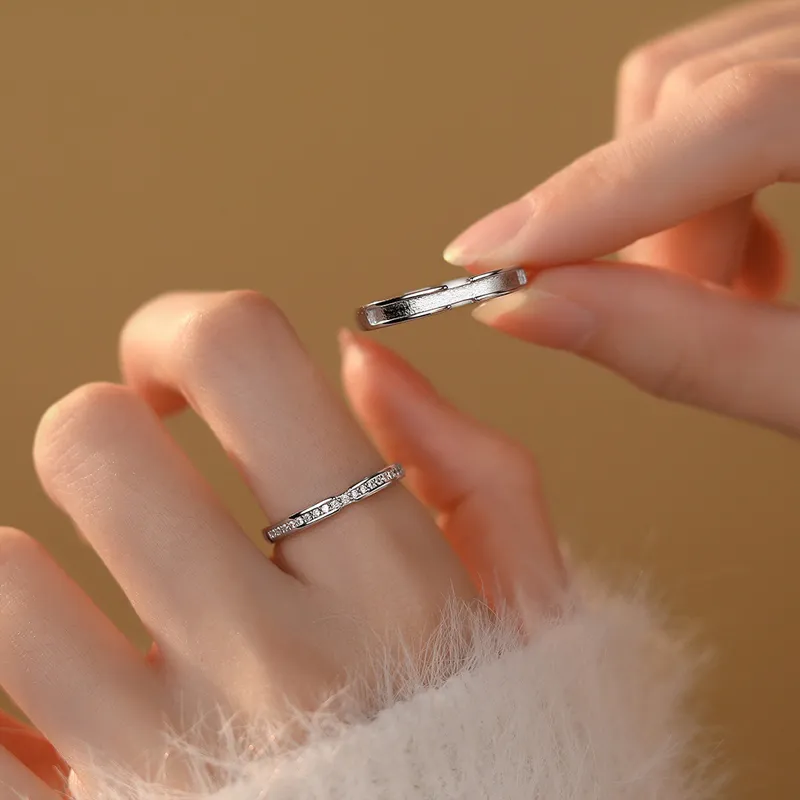 SUCH NICE S999 Fine Silver Rings Unisex-4