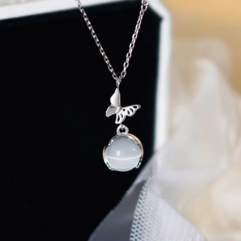 SUCH NICE Chalcedony Jade Necklaces Women's-4