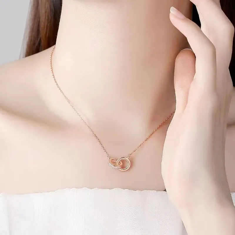 SUCH NICE S925 Silver Necklaces Women's-3