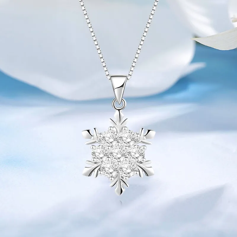 SUCH NICE S925 Silver Necklaces Women's-3