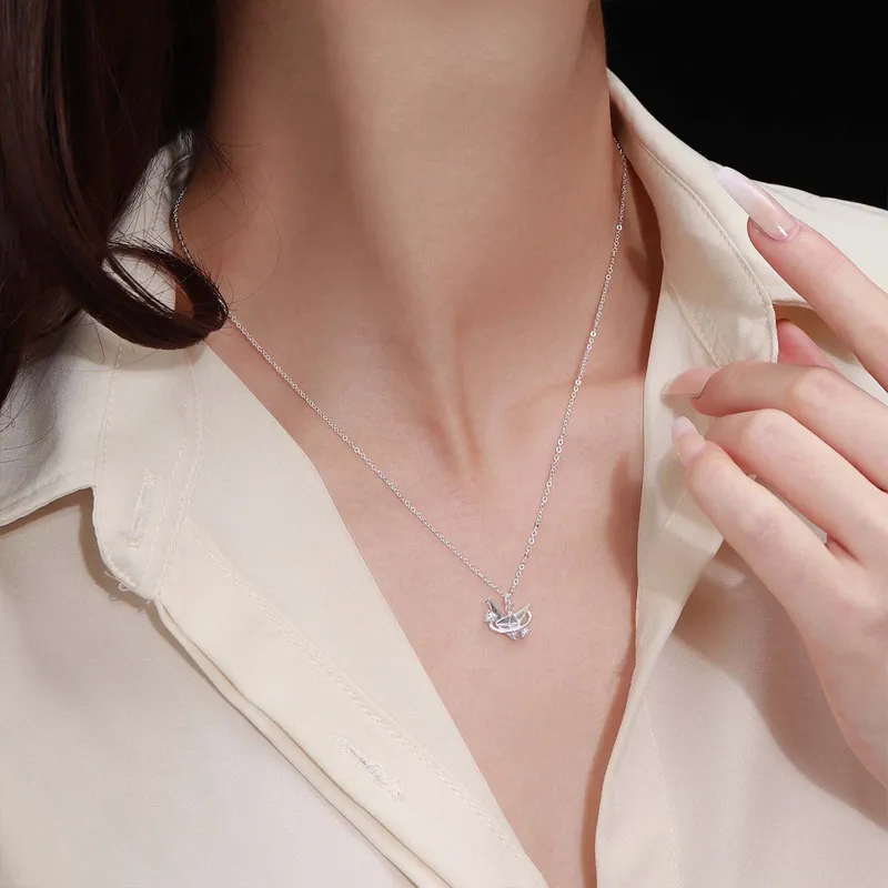 SUCH NICE S999 Fine Silver Necklaces Women's-3
