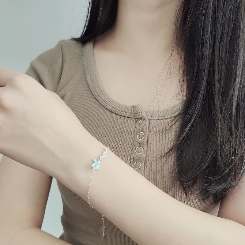SUCH NICE S925 Silver Bracelets Women's-4
