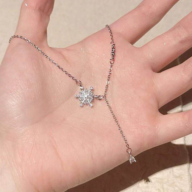 SUCH NICE S925 Silver Necklaces Women's-3