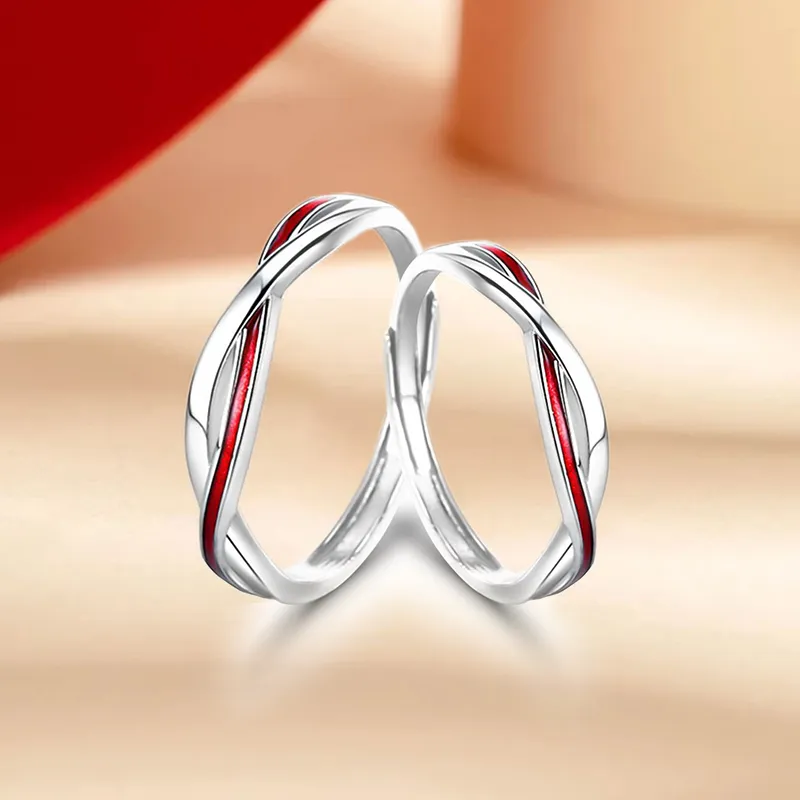 SUCH NICE S999 Fine Silver Rings Unisex-3