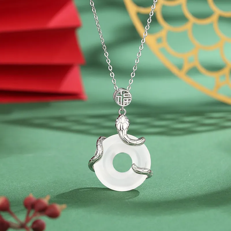 SUCH NICE Chalcedony Necklaces Women's-4