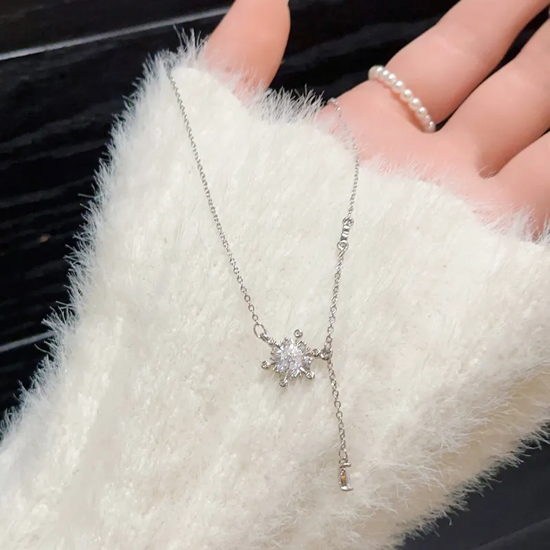 SUCH NICE S925 Silver Necklaces Women's-4