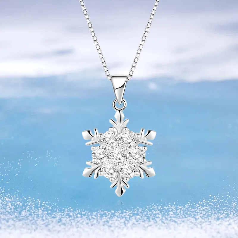 SUCH NICE S925 Silver Necklaces Women's-1