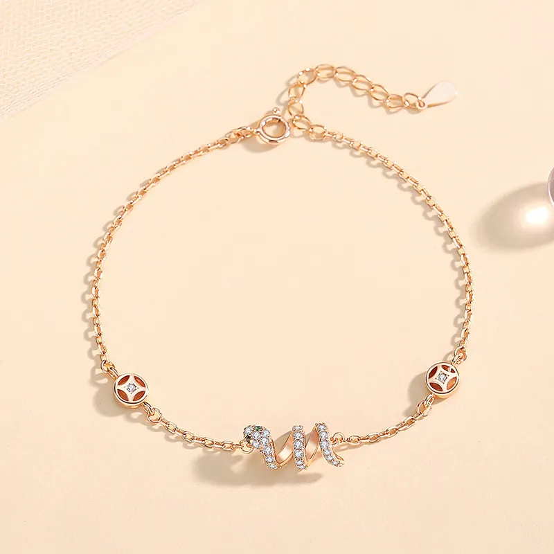 SUCH NICE S925 Silver Bracelets Women's-4