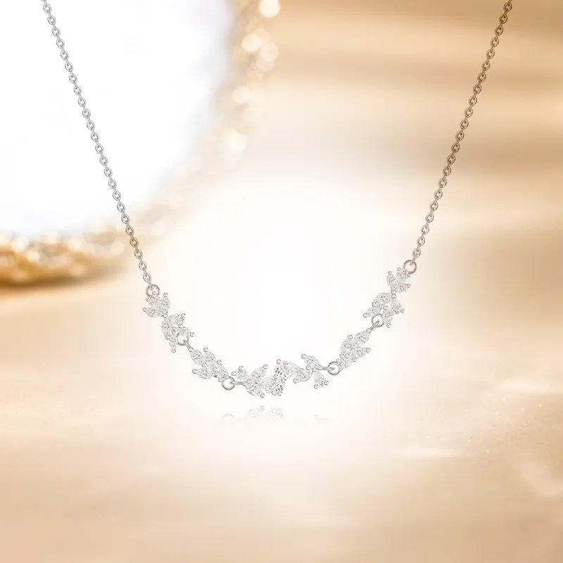 SUCH NICE S999 Fine Silver Necklaces Women's-4
