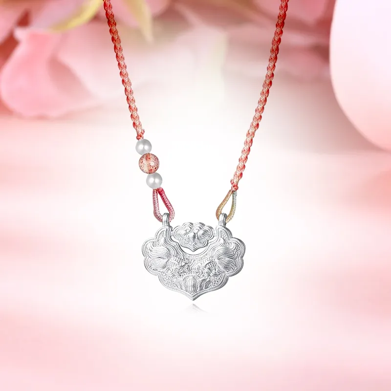 SUCH NICE S999 Fine Silver Necklaces Women's-3
