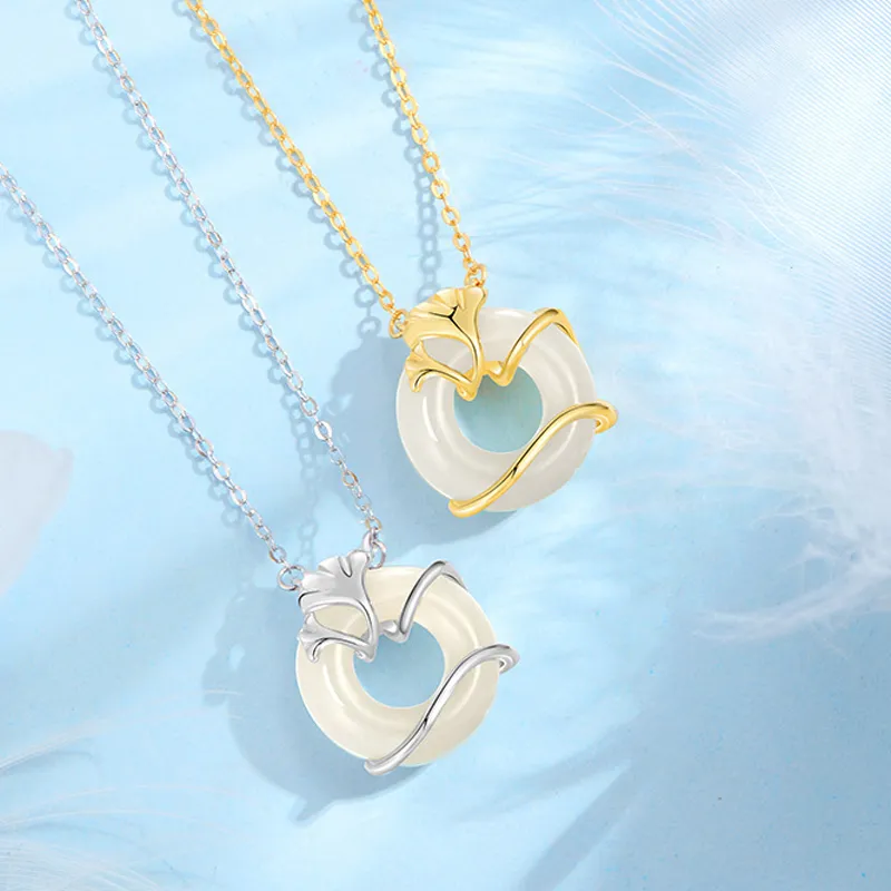 SUCH NICE Chalcedony Necklaces Women's-5