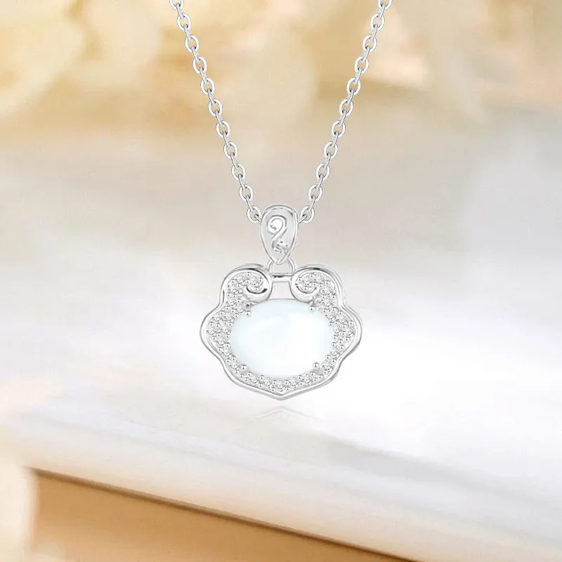 SUCH NICE S999 Fine Silver Necklaces Women's-4