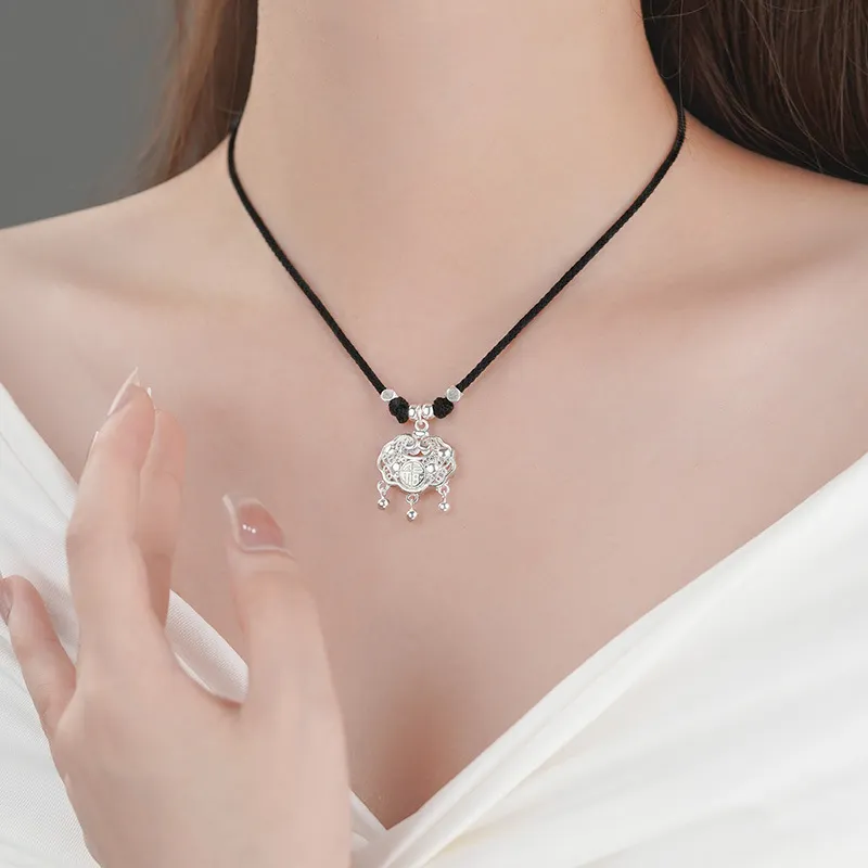 SUCH NICE S999 Fine Silver Necklaces Women's-4