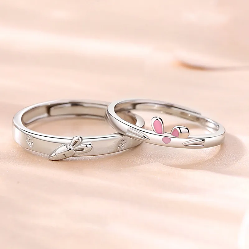 SUCH NICE S999 Fine Silver Rings Unisex-2
