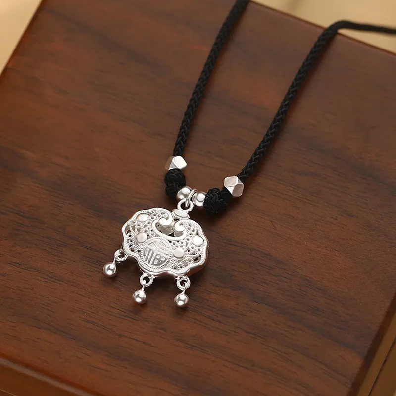 SUCH NICE S999 Fine Silver Necklaces Women's-2
