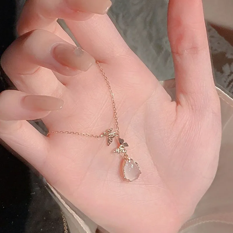 SUCH NICE Chalcedony Necklaces Women's-4