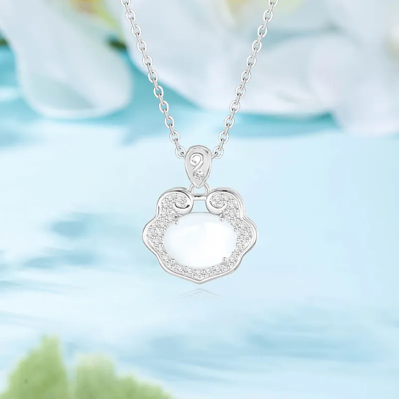 SUCH NICE S999 Fine Silver Necklaces Women's-3